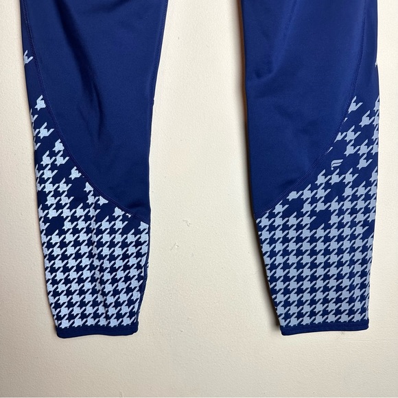 Fabletics Navy Houndstooth UltraCool Reflective 7/8 Leggings Womens Size Medium - Picture 11 of 16